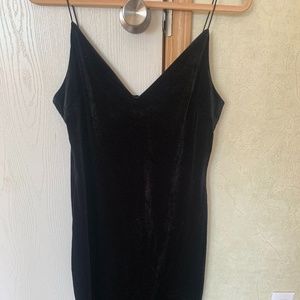 Black Velvet Dress